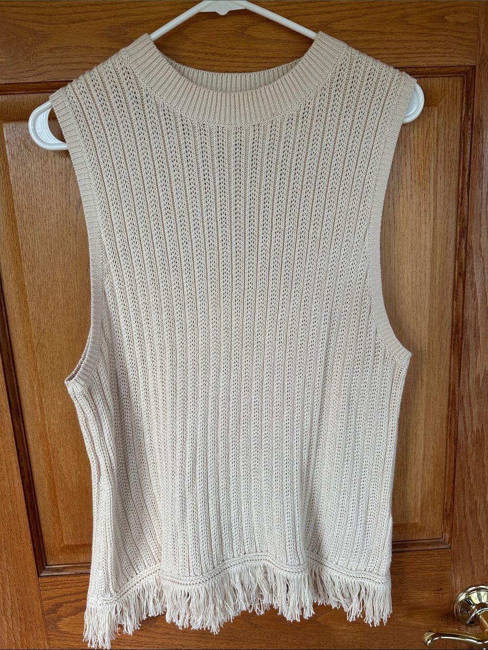 J. Crew Fringed Sweater Tank
